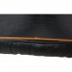 Charles Eames Lounge chair with ottoman in black leather