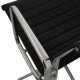Sæt med 4 Charles Eames Ea-108 stole i sort læder