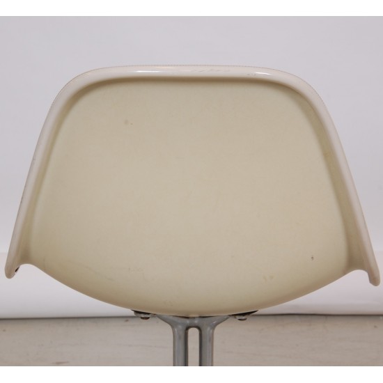 Sæt Charles Eames La Fonda stole i grønt læder (4)