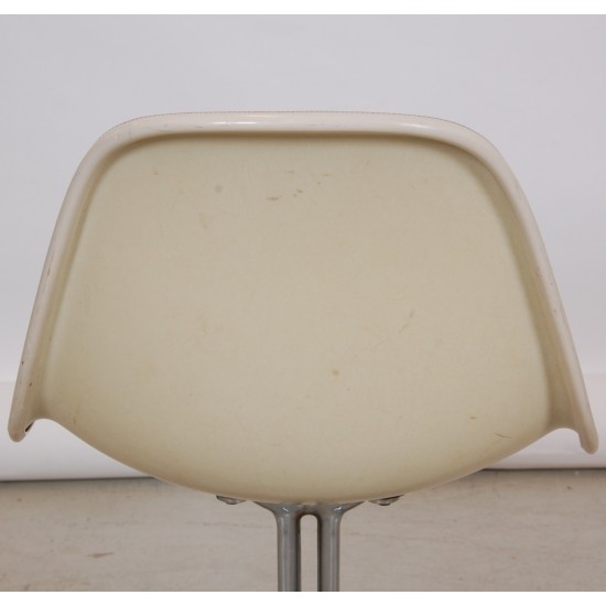 Sæt Charles Eames La Fonda stole i grønt læder (4)