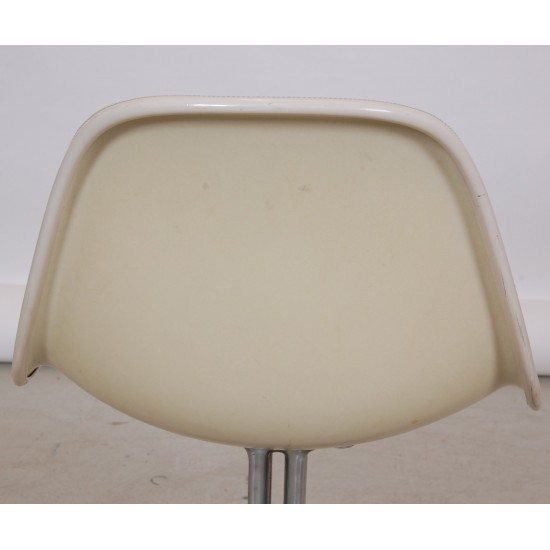 Sæt Charles Eames La Fonda stole i grønt læder (4)