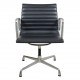 Charles Eames Ea-108 chair with dark grey leather