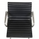 Charles Eames Ea-108 chair with dark grey leather