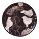 Corneille Ceramic dish, woman with a bird