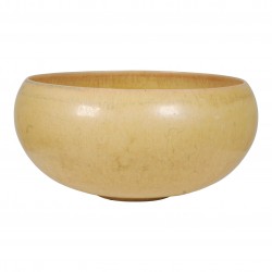 Saxbo yellow stoneware bowl H: 12