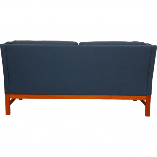 Erik Jørgensen 2-personers Ej-315 sofa i blåt stof