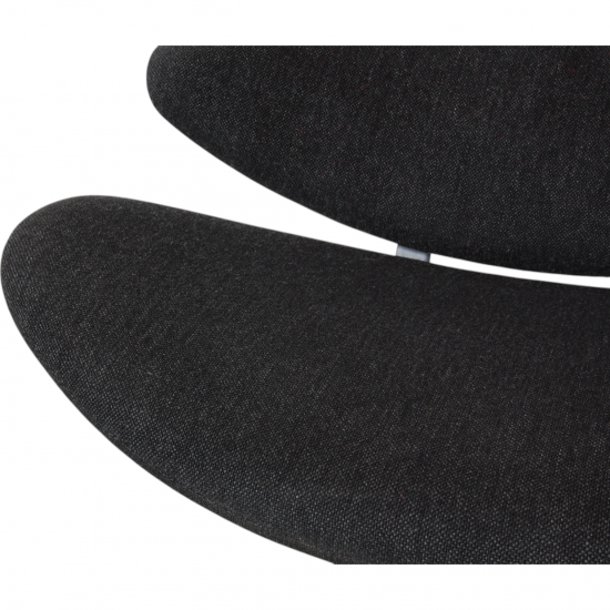 Erik Jørgensen Corna chair in Grey Hallingdal fabric