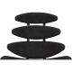 Erik Jørgensen Corna chair in Grey Hallingdal fabric
