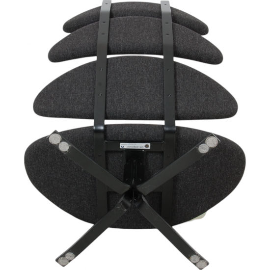 Erik Jørgensen Corna chair in Grey Hallingdal fabric