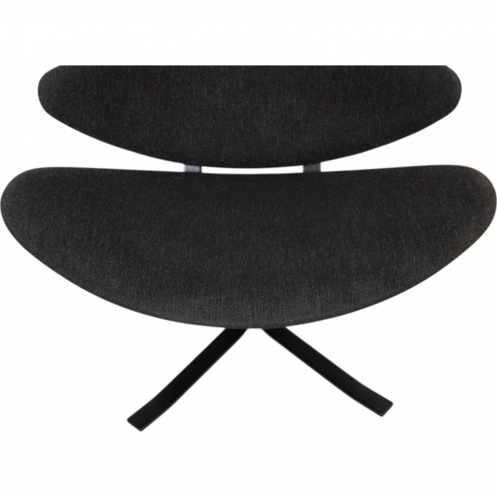 Erik Jørgensen Corna chair in Grey Hallingdal fabric