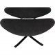 Erik Jørgensen Corna chair in Grey Hallingdal fabric