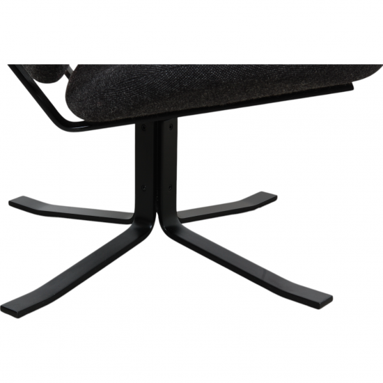 Erik Jørgensen Corna chair in Grey Hallingdal fabric
