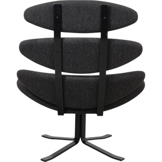 Erik Jørgensen Corna chair in Grey Hallingdal fabric