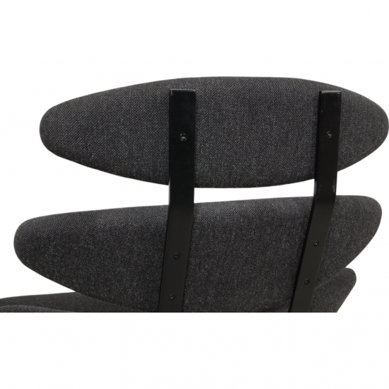Erik Jørgensen Corna chair in Grey Hallingdal fabric