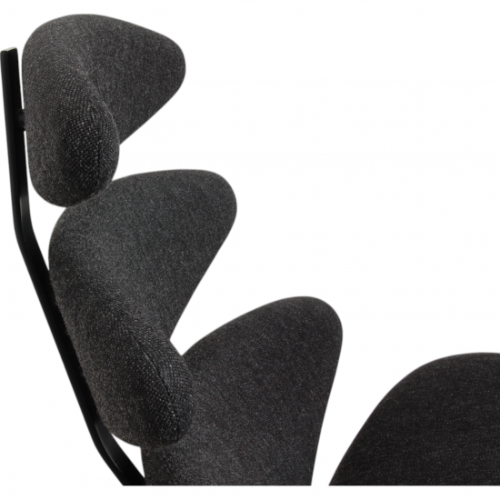 Erik Jørgensen Corna chair in Grey Hallingdal fabric
