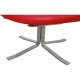 Erik Jørgensen Corona chair in red leather