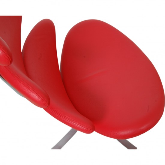Erik Jørgensen Corona chair in red leather
