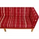 Erik Jørgensen EJ-315 3.personers sofa i rød stof