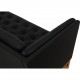 Erik Jørgensen EJ-315 3.personers sofa i nybetrukket sort bizon læder