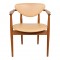 Finn Juhl Armchair, model 109 in teak and natural leather