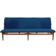 Finn Juhl 3.serater Japan sofa in blue fabric