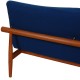 Finn Juhl 3.serater Japan sofa in blue fabric