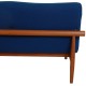 Finn Juhl 3.serater Japan sofa in blue fabric