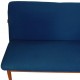 Finn Juhl 3.serater Japan sofa in blue fabric