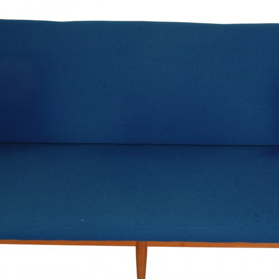 Finn Juhl 3.serater Japan sofa in blue fabric