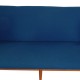 Finn Juhl 3.serater Japan sofa in blue fabric