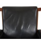 Finn Juhl Bwana chair in black leather and teak