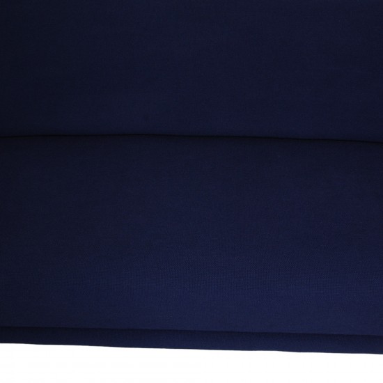 Finn Juhl 3 seater little mother sofa in blue hallingdal fabric