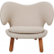 Finn Juhl Pelikan chair in beige fabric