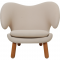 Finn Juhl Pelikan chair in beige fabric