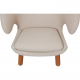 Finn Juhl Pelikan chair in beige fabric