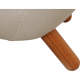 Finn Juhl Pelikan chair in beige fabric