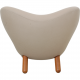 Finn Juhl Pelikan chair in beige fabric