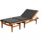 Hans J Wegner Ge-01 Daybed med skammel i sort læder