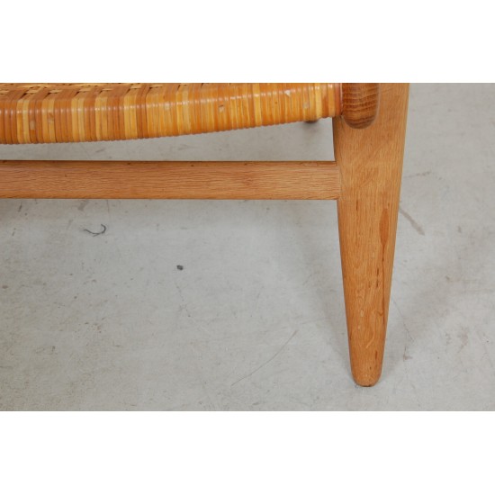 Hans Wegner CH-27 Lounge chair oak