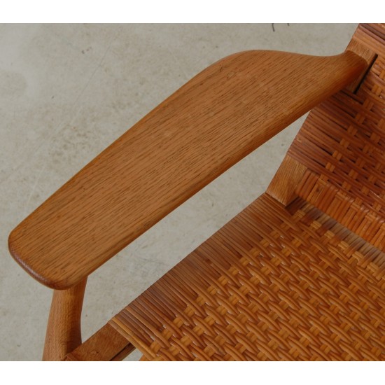 Hans Wegner CH-27 Lounge chair oak