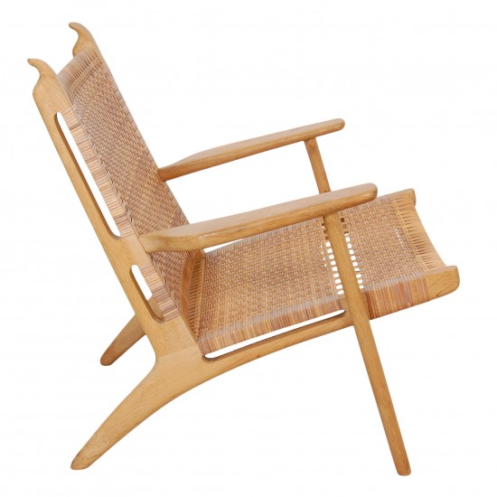 Hans Wegner CH-27 lænestol af eg