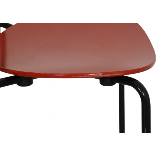 Hans Wegner rød CH88 stol