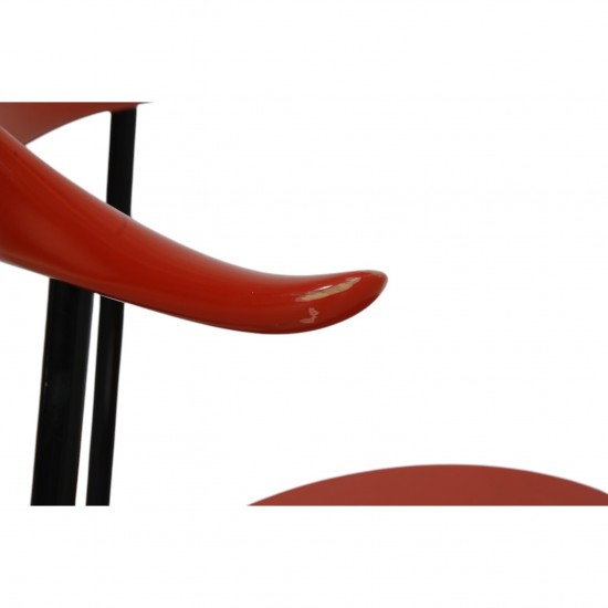 Hans Wegner rød CH88 stol