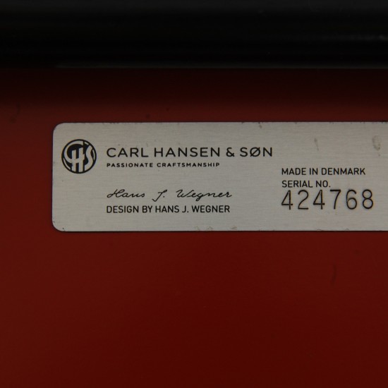 Hans Wegner rød CH88 stol