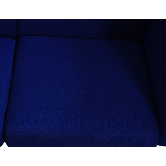 Hans Wegner GE-280 modular sofa in blue fabric