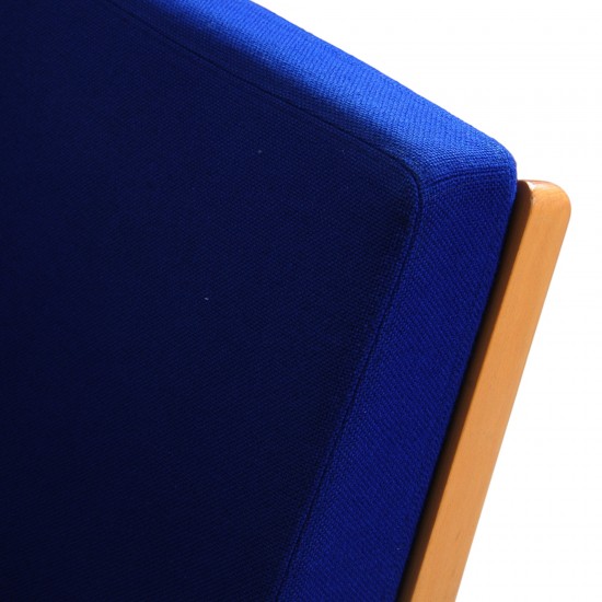 Hans Wegner GE-280 modular sofa in blue fabric