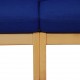 Hans Wegner GE-280 modular sofa in blue fabric