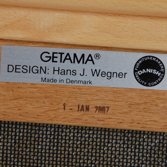 Hans Wegner GE-280 modulsofa i blåt stof