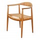 Hans J Wegner The Chair of oak wood and weaved seat 