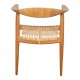 Hans J Wegner The Chair of oak wood and weaved seat 